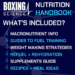 Nutrition for Boxing by Boxing Science - Boxing Science
